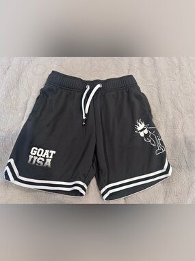 Kids GOAT USA Athletic Shorts with White Trim